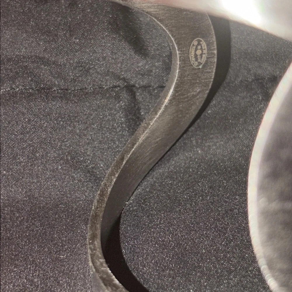 Chanel • Interlocking CC • Silver brushed Metal • open Cuff